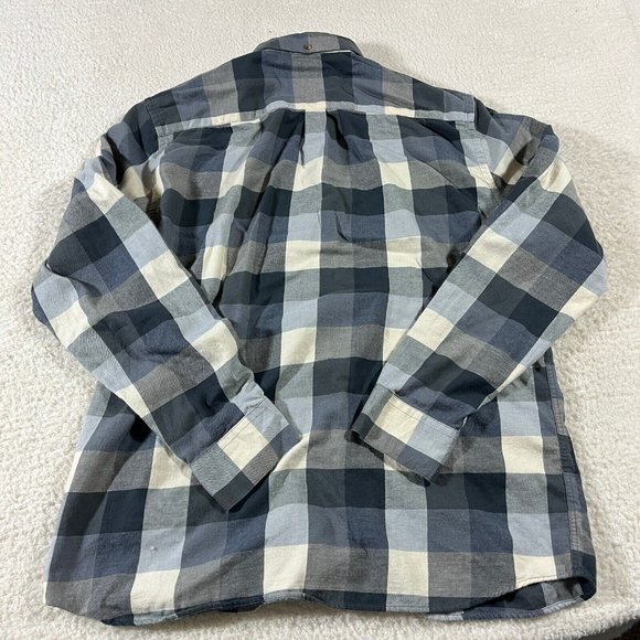 Nudie Jeans Co Flannel Shirt Men's XXL Plaid Button Up Long Sleeve - Picture 9 of 9